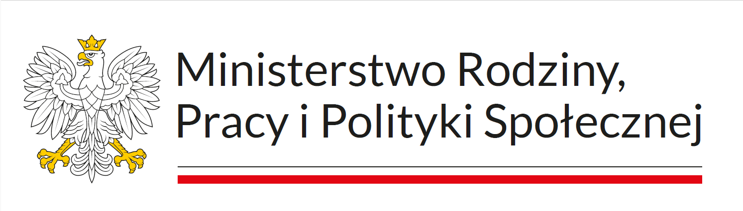 Logo Ministerstwa Rodziny Pracy i Polityki Społecznej