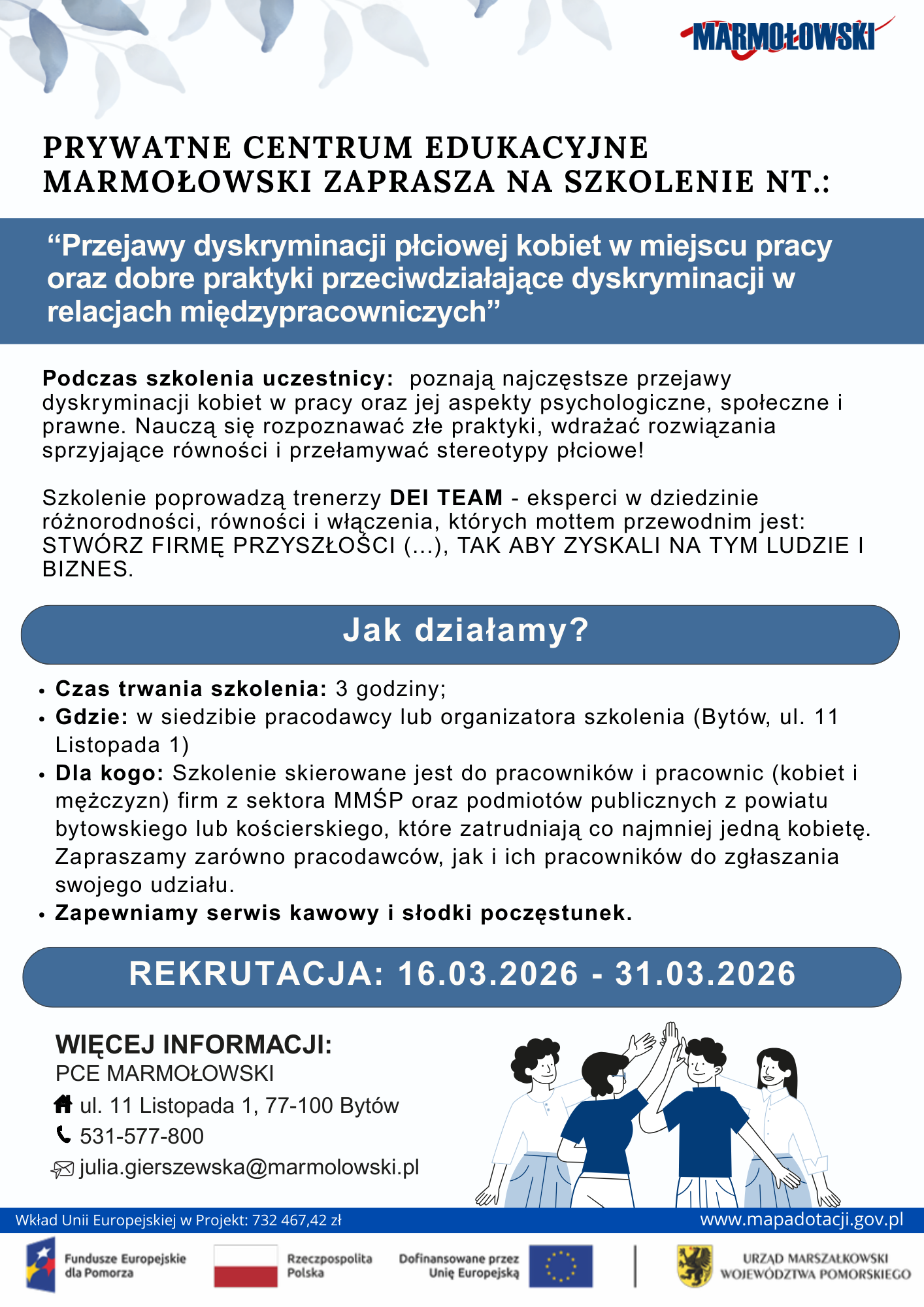  Aktywne i równe na rynku pracy Szkolenie